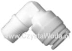 Kolanko szybkozłączka 1/8 cala -> wężyk 6 mm.